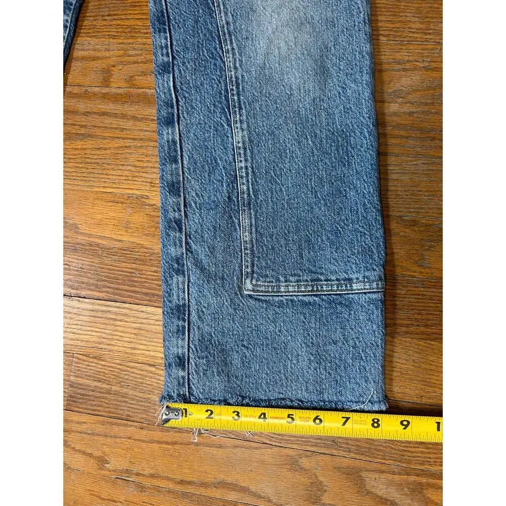 Free People We The Free Risk Taker High Rise Straight Jeans Mantra Size 28
